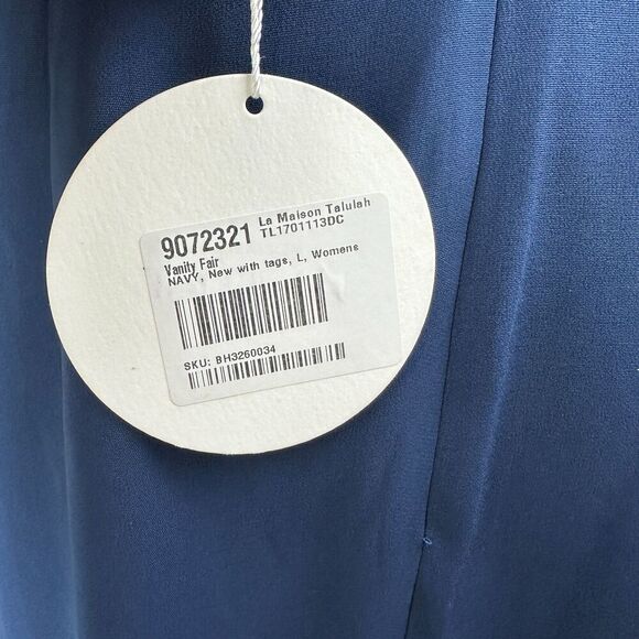 La Maison Talulah Vanity Fair Gown Maxi Dress Sz L Blue Formal Wedding Prom Hoco - Picture 12 of 14